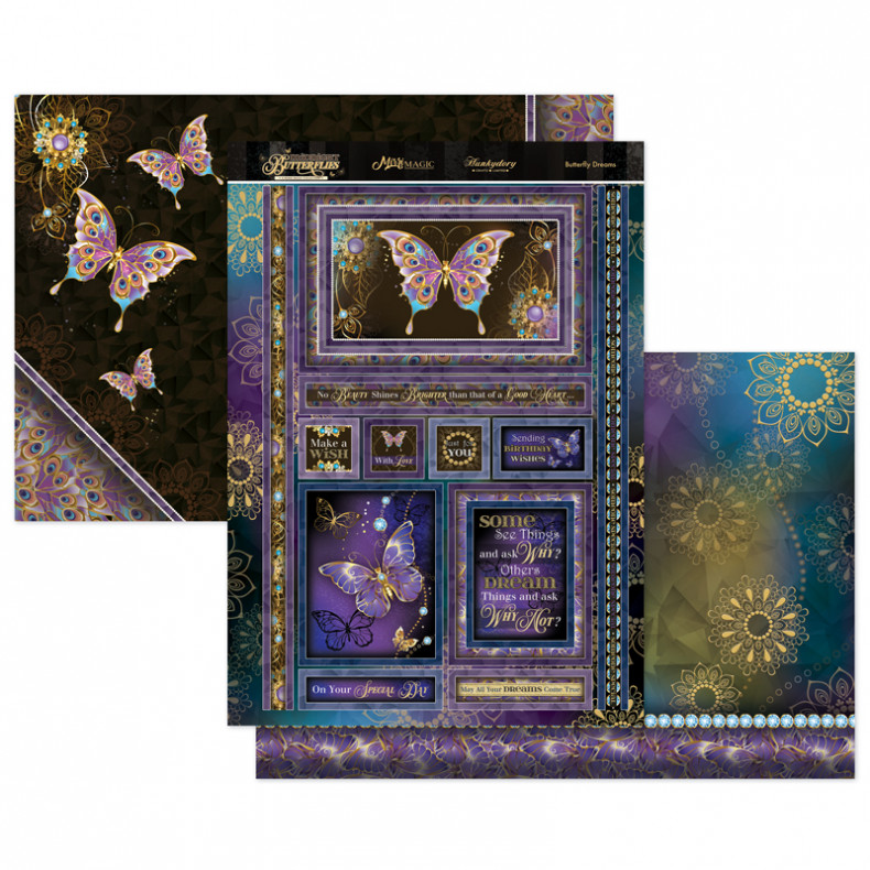 Midnight Butterflies - Butterfly Dreams Topper Set